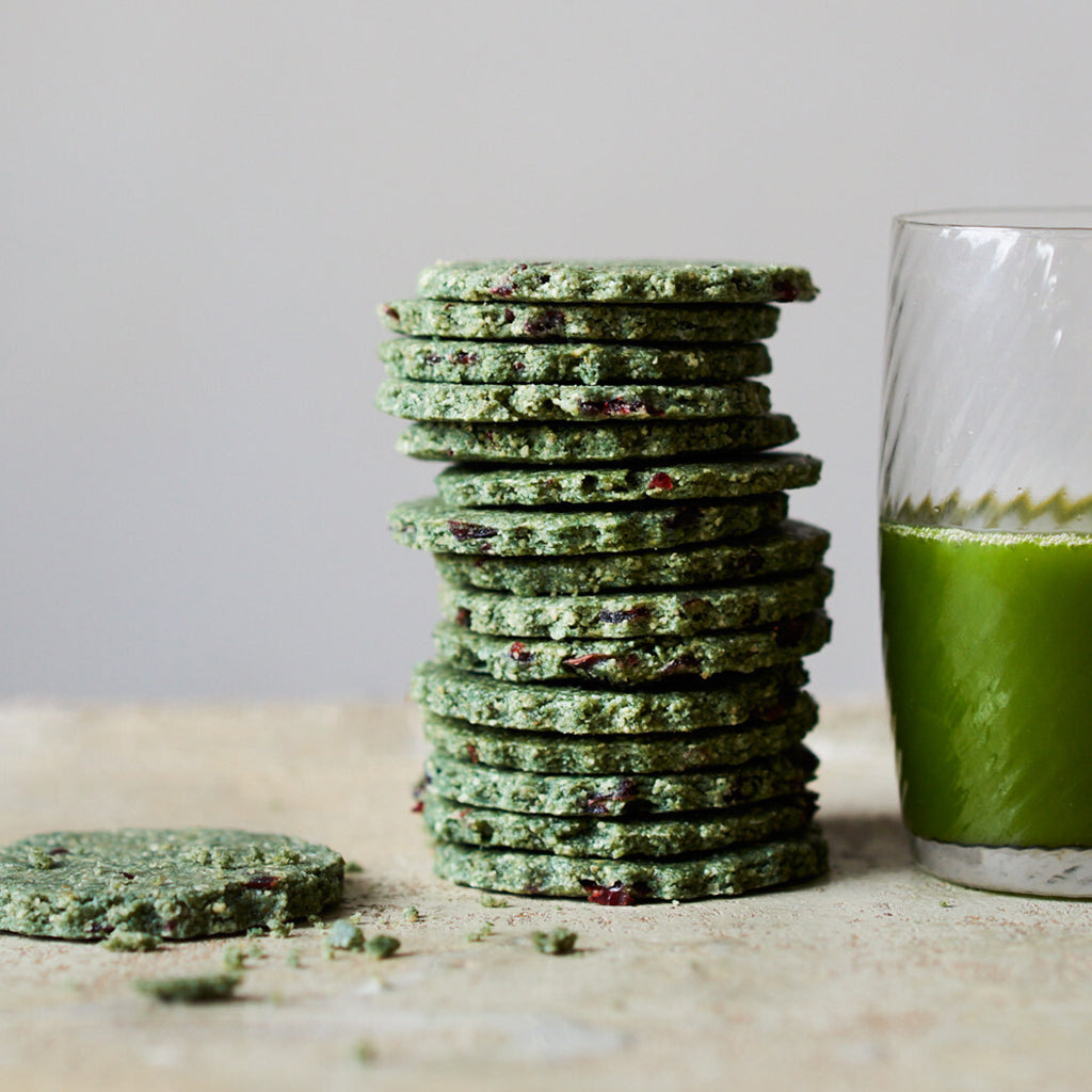 Raw Spirulina Cookies